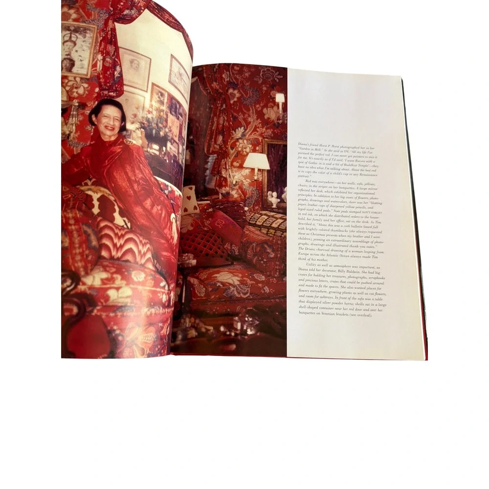 William Morrow Book Red Diana Vreeland Eleanor Dwight First Edition Fashion Bio